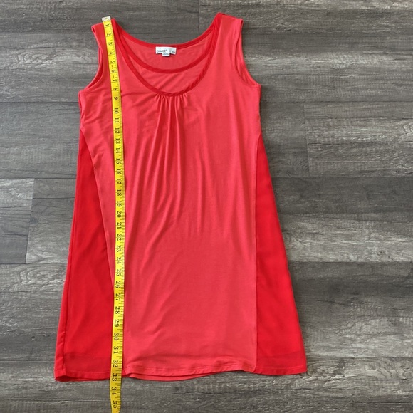 Covet sleeveless modal spandex summer vacation dress orange/red size XS - Picture 7 of 11